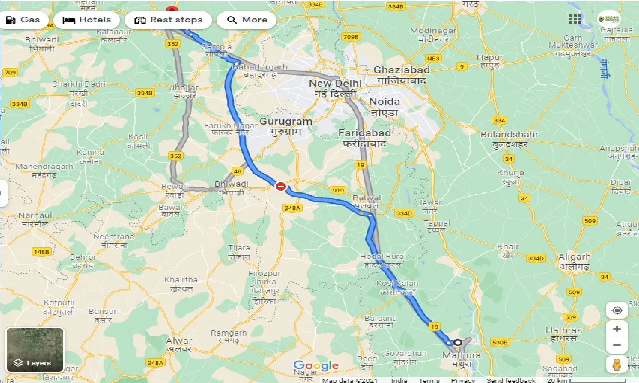 vrindavan-to-rohtak-one-way