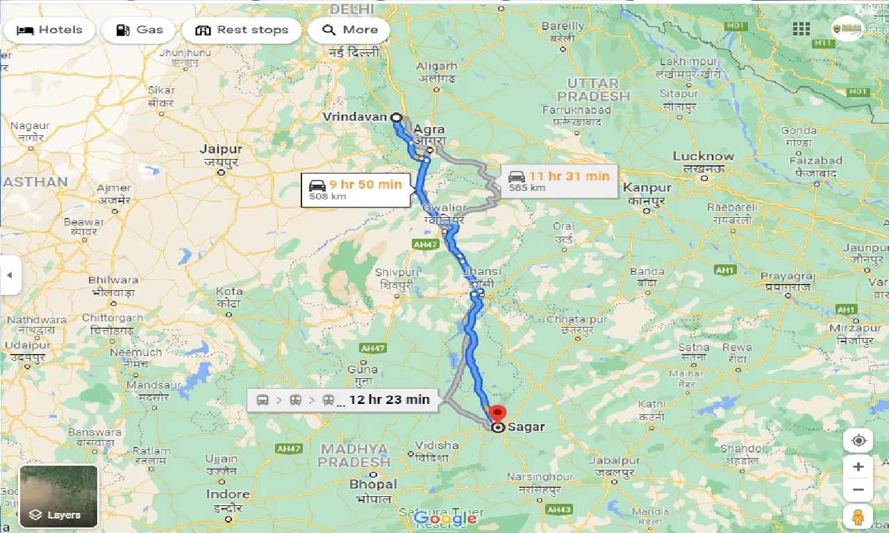vrindavan-to-sagar-taxi