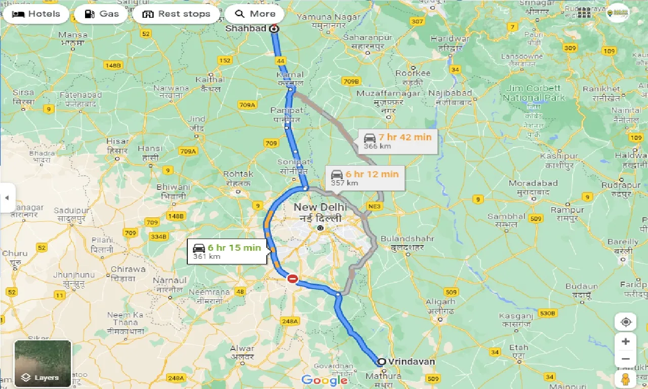 vrindavan-to-shahabad-one-way