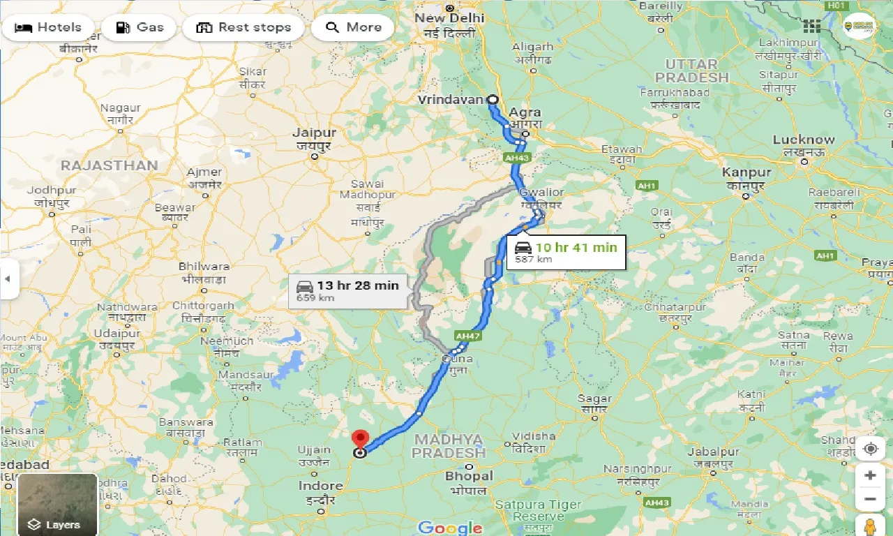 vrindavan-to-shajapur-one-way