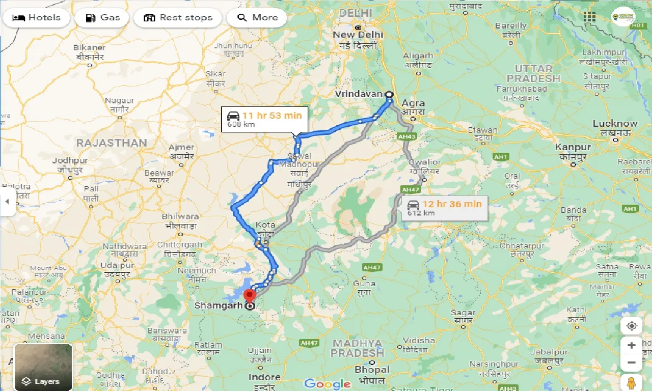 vrindavan-to-shamgarh-one-way