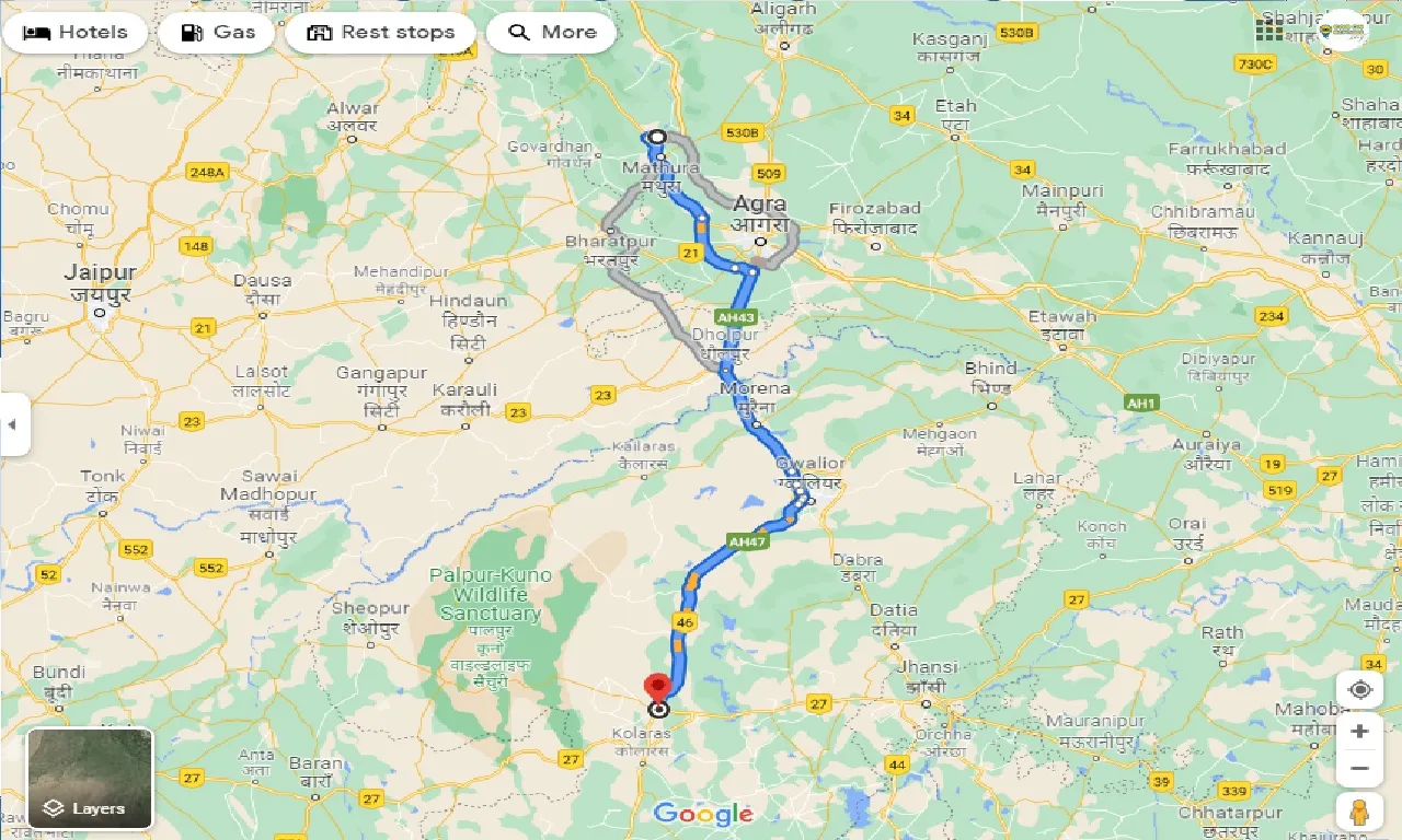 vrindavan-to-shivpuri-one-way