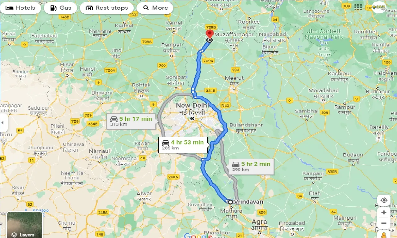 vrindavan-to-thanabhavan-taxi