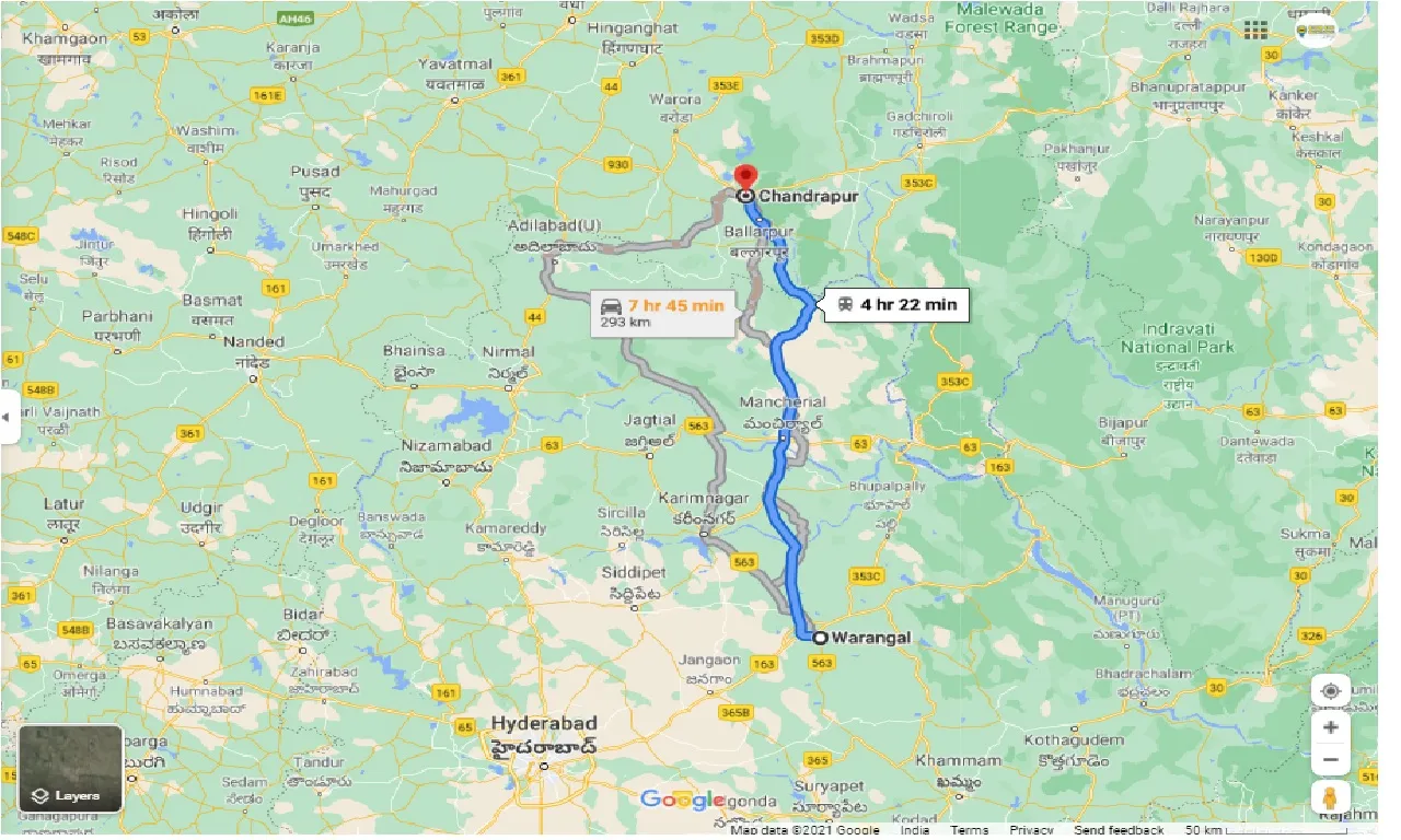 warangal-to-chandrapur-round-trip