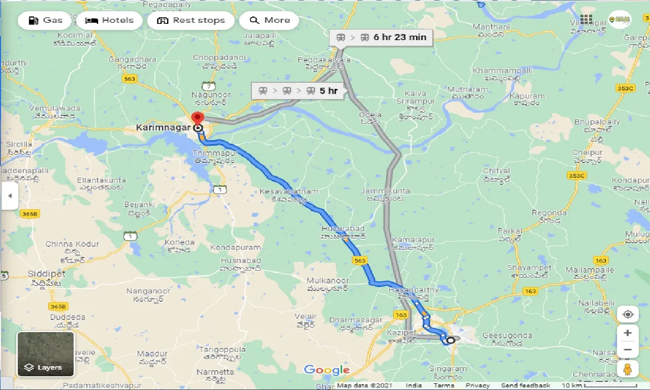 warangal-to-karimnagar-one-way