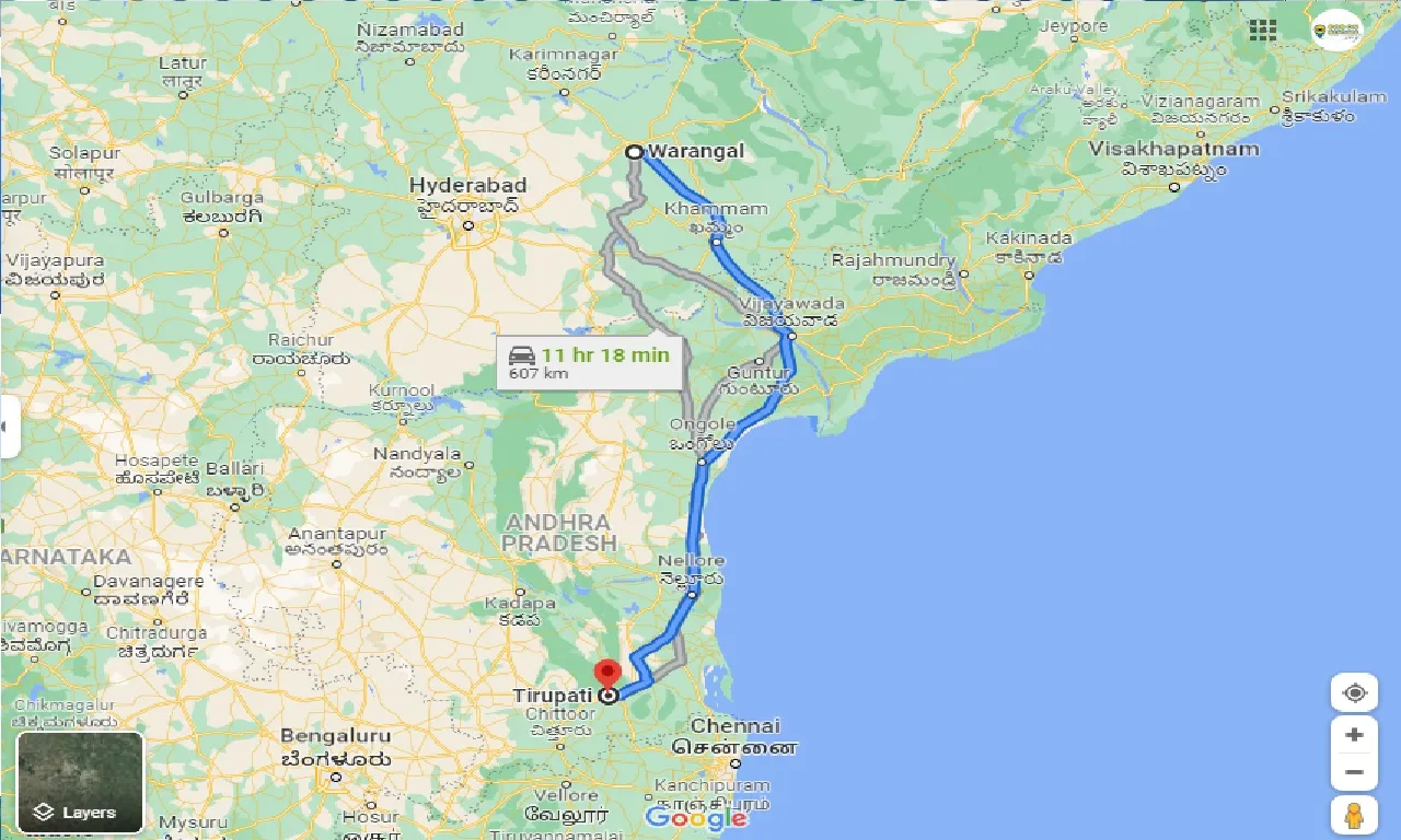 warangal-to-tirupati-round-trip