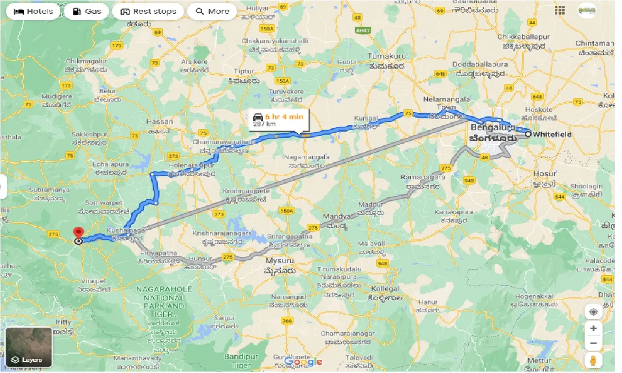 whitefield-to-coorg-round-trip