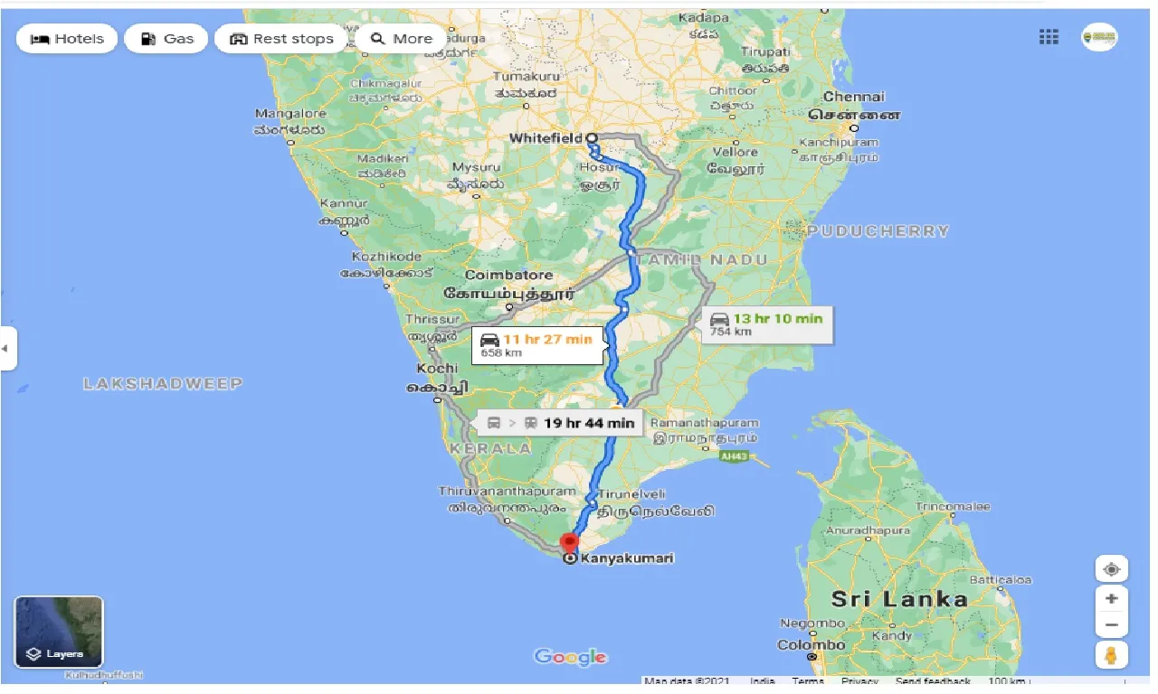 whitefield-to-kanyakumari-one-way