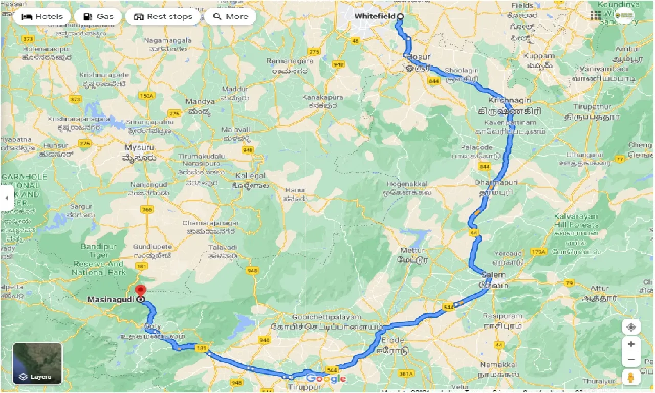 whitefield-to-masinagudi-one-way