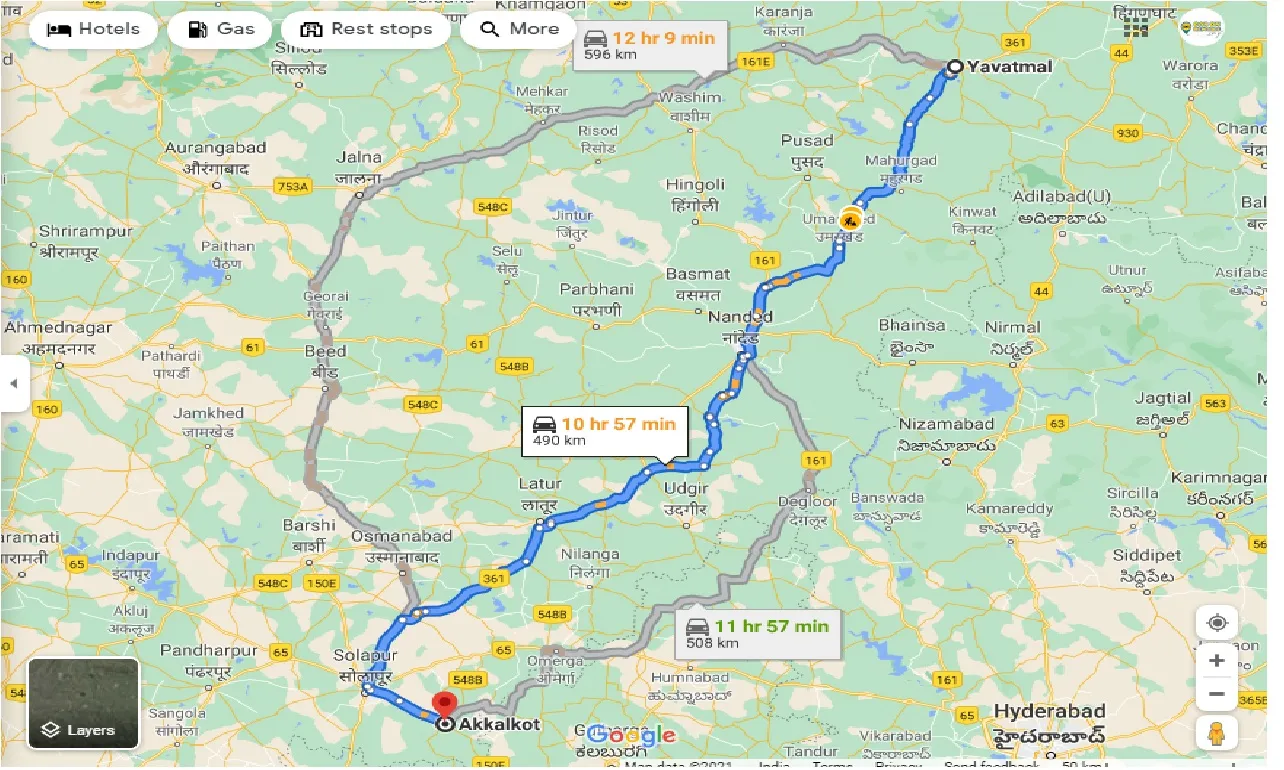 yavatmal-to-akkalkot-one-way
